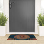 Earth Tone Colored Mandala Welcome Mat Gallery Image 3