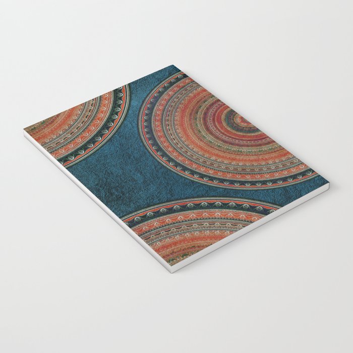 Earth Tone Colored Mandala Notebook Gallery Image 3