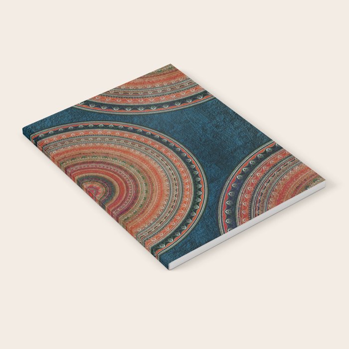Earth Tone Colored Mandala Notebook Gallery Image 2