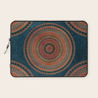 Earth Tone Colored Mandala Laptop Sleeve Gallery Image 1