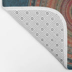 Earth Tone Colored Mandala Bath Mat Gallery Image 2