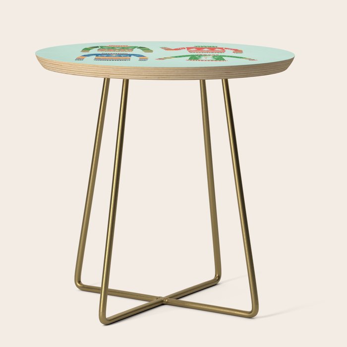 Vintage Ugly Christmas Sweaters: Mint Green Edition Side Table Gallery Image 1
