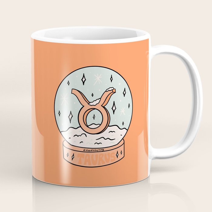 Taurus Snow Globe Coffee Mug Gallery Image 1