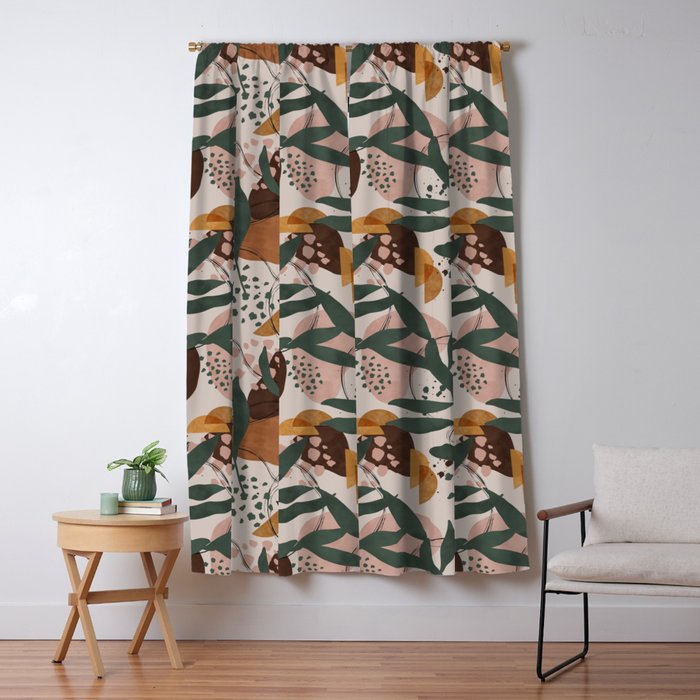 Abstract nature painting 89 Window Curtain Gallery Image 1