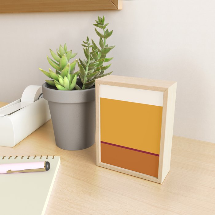 Contemporary Color Block XXI Mini Art Print Gallery Image 2
