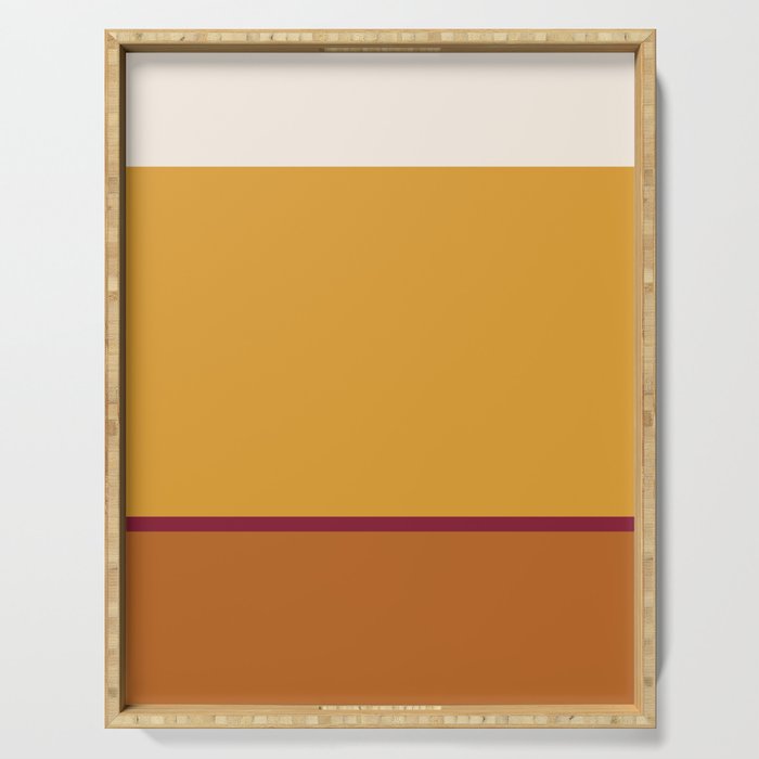 Contemporary Color Block XXI Serving Tray Gallery Image 1
