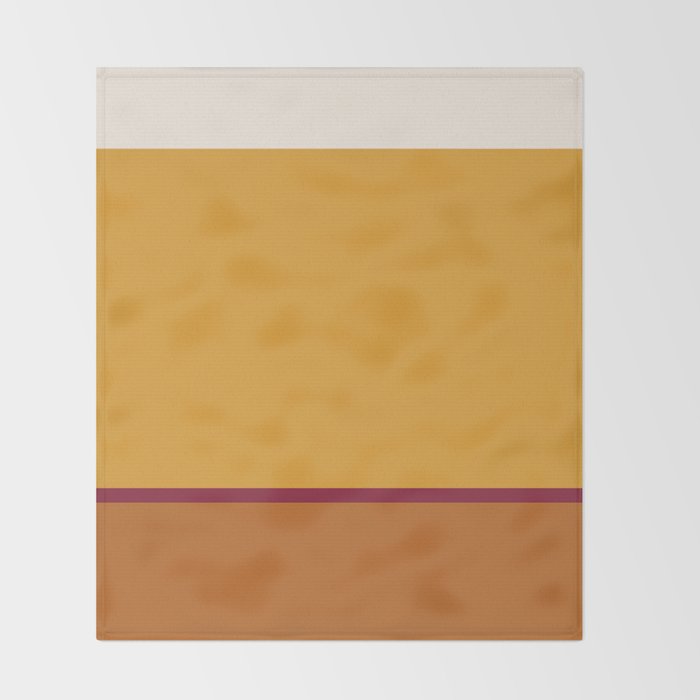 Contemporary Color Block XXI Throw Blanket Gallery Image 2