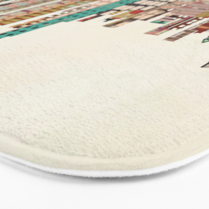 chicago city skyline Bath Mat Gallery Image 3