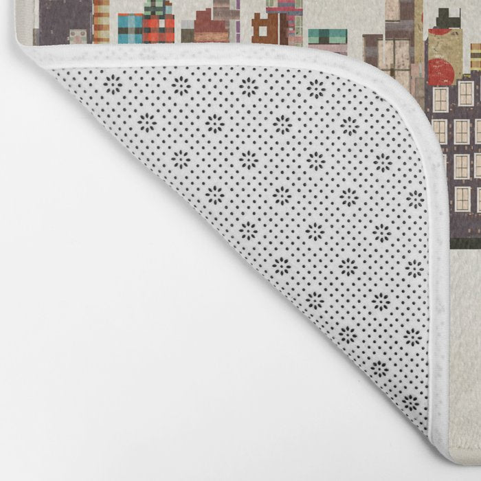 chicago city skyline Bath Mat Gallery Image 2