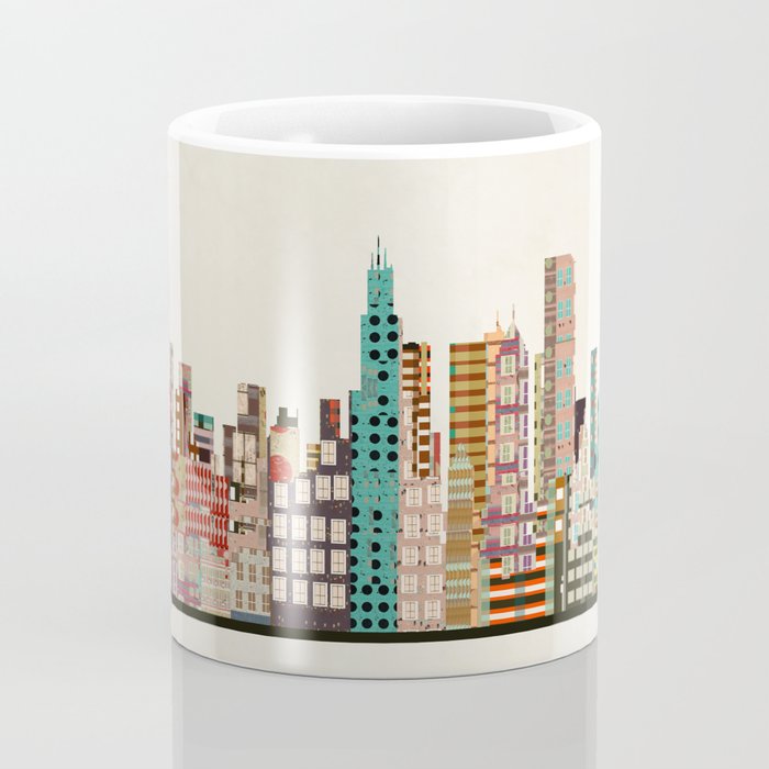 chicago city skyline Coffee Mug Gallery Image 4