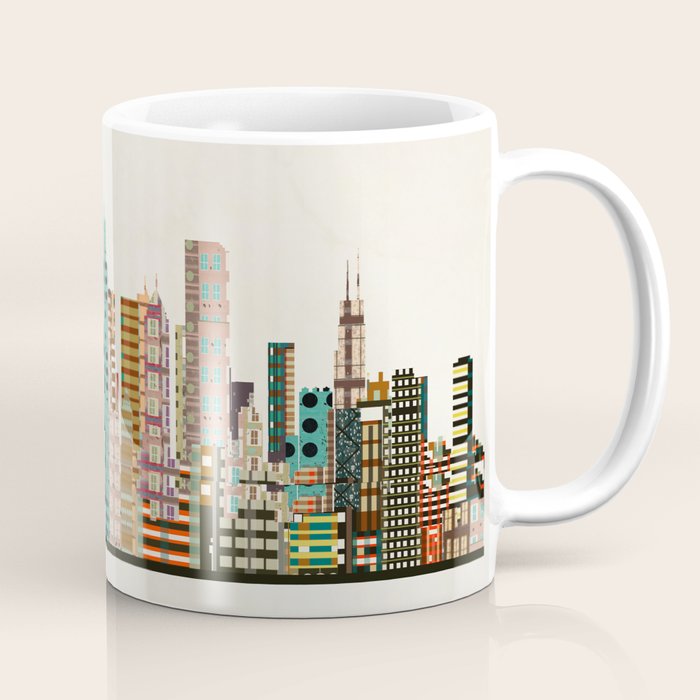 chicago city skyline Coffee Mug Gallery Image 1