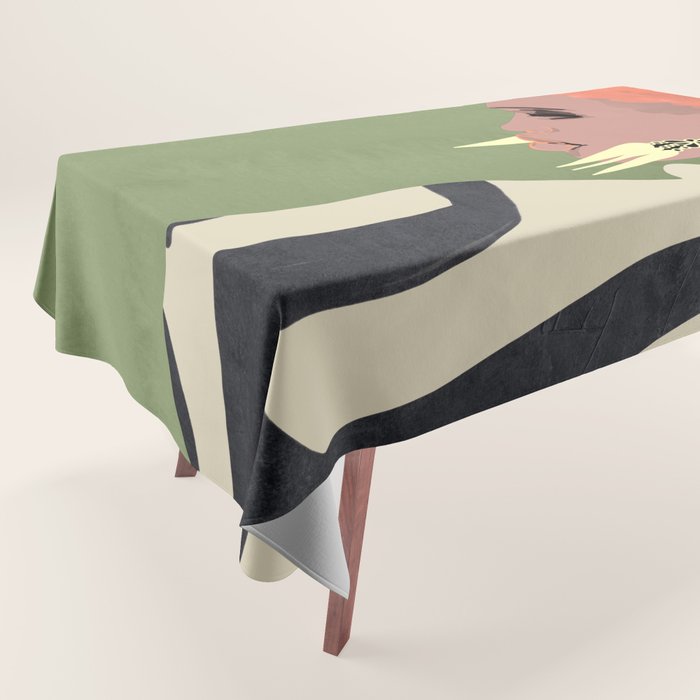 Girl Portrait 27 Tablecloth Gallery Image 1