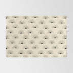 Sunrise - black and cream Rug Gallery Image 2