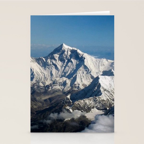 Mount Everest and the Snowy Himalayas, China-Nepal border Stationery Card Gallery Image 1