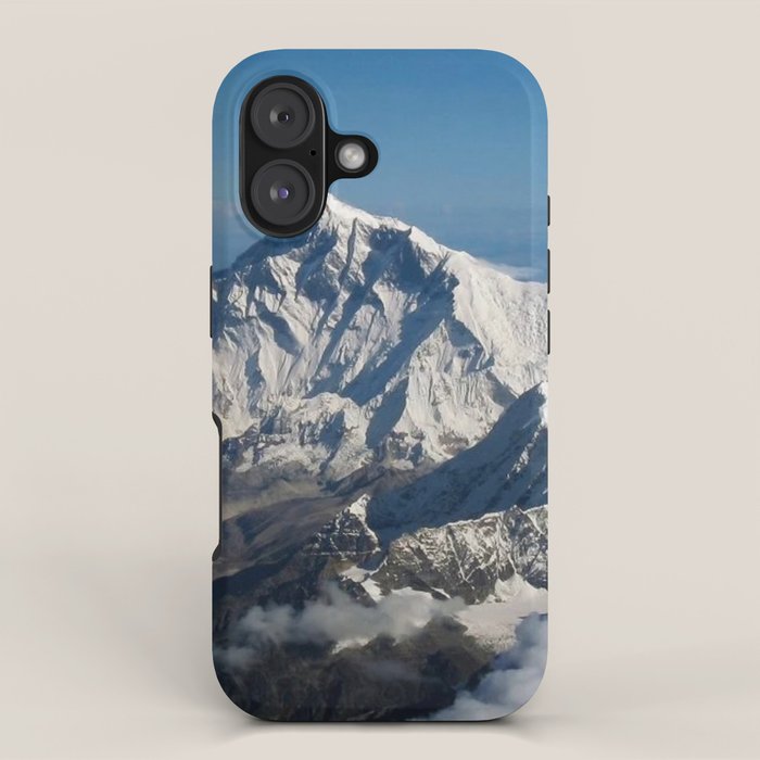 Mount Everest and the Snowy Himalayas, China-Nepal border iPhone Case Gallery Image 1