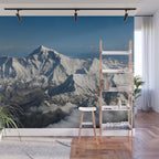 Mount Everest and the Snowy Himalayas, China-Nepal border Wall Mural Gallery Image 1