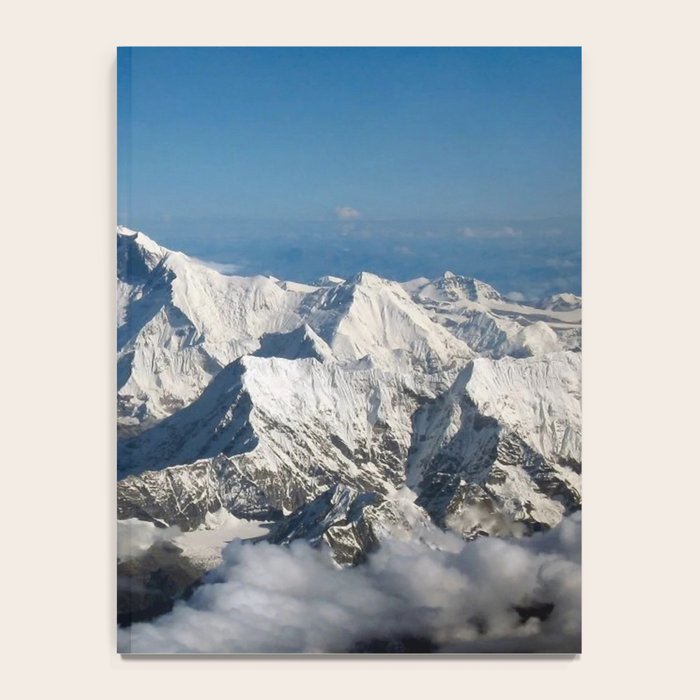Mount Everest and the Snowy Himalayas, China-Nepal border Notebook Gallery Image 4