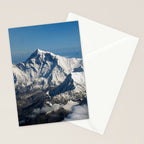 Mount Everest and the Snowy Himalayas, China-Nepal border Stationery Card Gallery Image 2