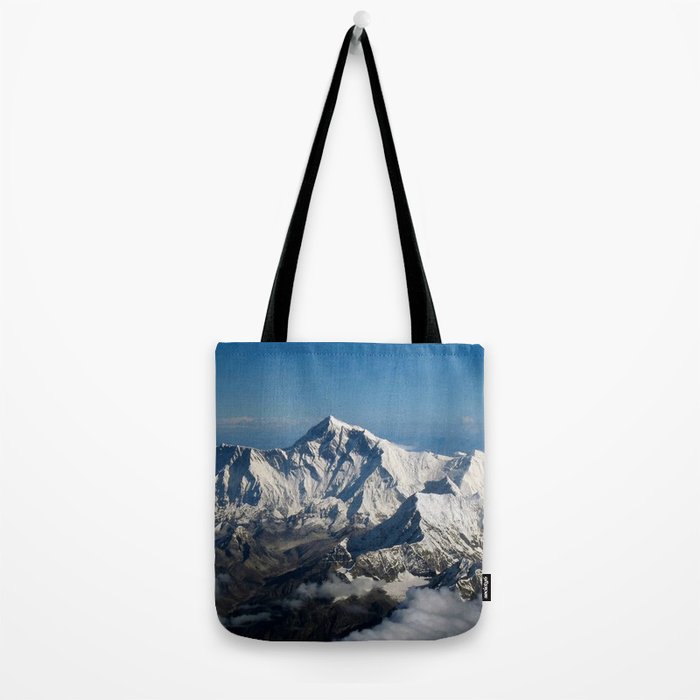 Mount Everest and the Snowy Himalayas, China-Nepal border Tote Bag Gallery Image 2