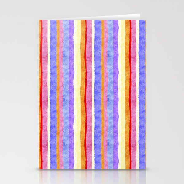Colorful tye&die stripes Stationery Card Gallery Image 2