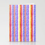 Colorful tye&die stripes Stationery Card Gallery Image 2