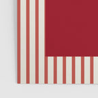 Snowflake Red Striped Poster Gallery Image 3