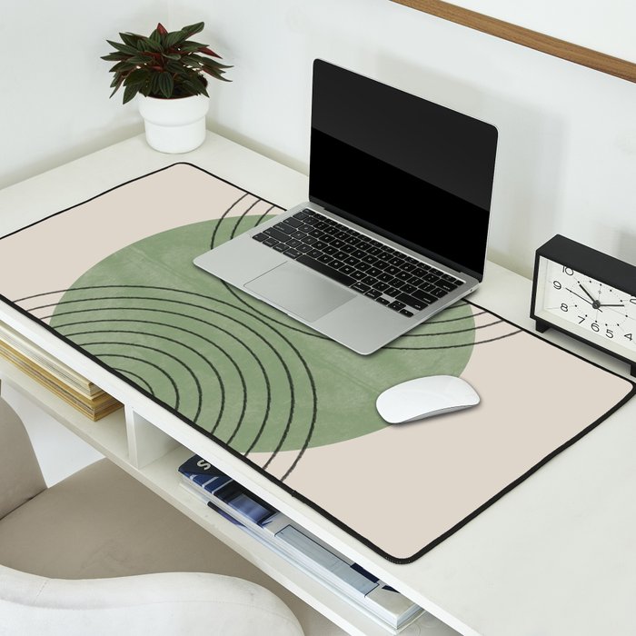 Perfect Touch Green Desk Mat Gallery Image 2