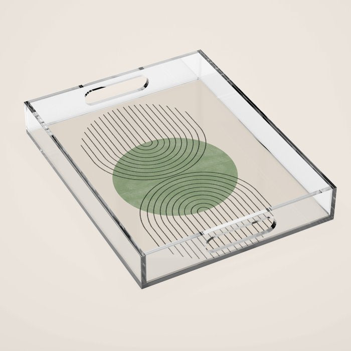 Perfect Touch Green Acrylic Tray Gallery Image 1