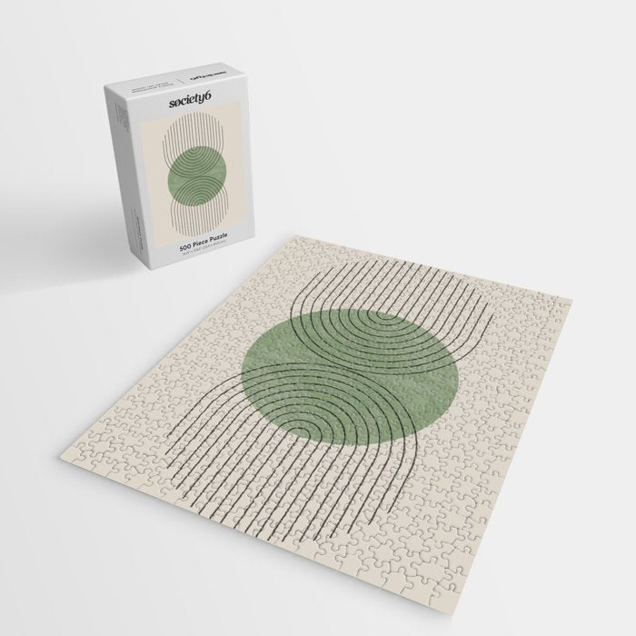 Perfect Touch Green Jigsaw Puzzle Gallery Image 2
