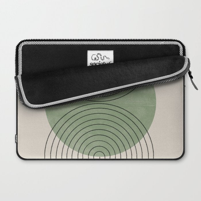 Perfect Touch Green Laptop Sleeve Gallery Image 2