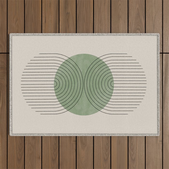 Perfect Touch Green Outdoor Rug