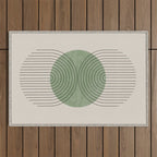 Perfect Touch Green Outdoor Rug Gallery Image 1