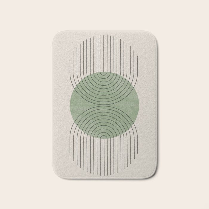 Perfect Touch Green Bath Mat Gallery Image 1