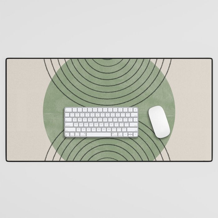 Perfect Touch Green Desk Mat Gallery Image 1