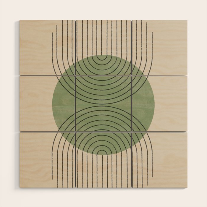 Perfect Touch Green Wood Wall Art Gallery Image 1