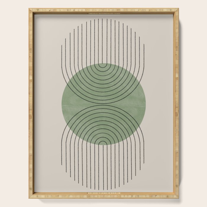 Perfect Touch Green Serving Tray Gallery Image 1