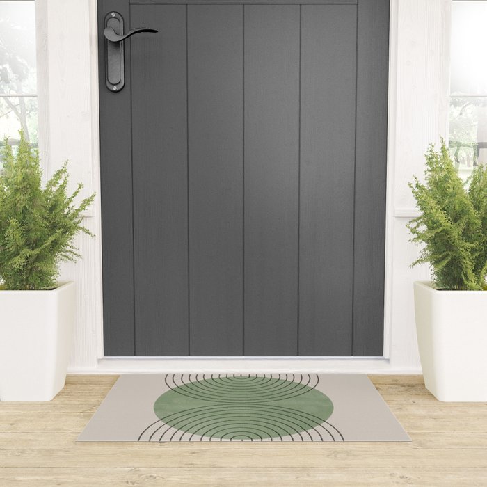 Perfect Touch Green Welcome Mat Gallery Image 3