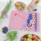 Umbrella Cat Cutting Board Gallery Image 2