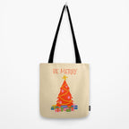 Be Merry Cute and Colorful Christmas Tote Bag Gallery Image 2