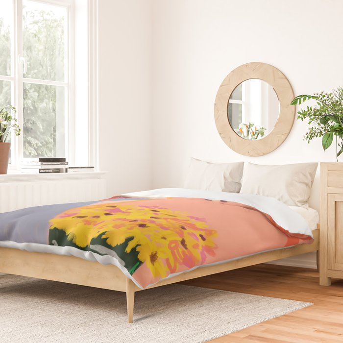 FLOWER SHOPPING Duvet Cover Gallery Image 2