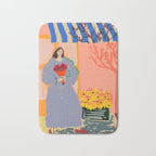FLOWER SHOPPING Bath Mat Gallery Image 1