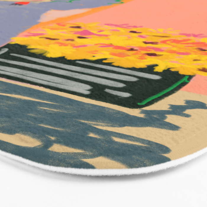 FLOWER SHOPPING Bath Mat Gallery Image 3