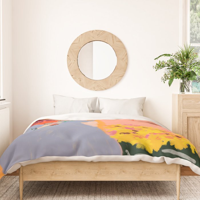 FLOWER SHOPPING Duvet Cover Gallery Image 3