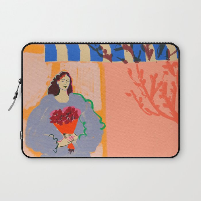 FLOWER SHOPPING Laptop Sleeve Gallery Image 1