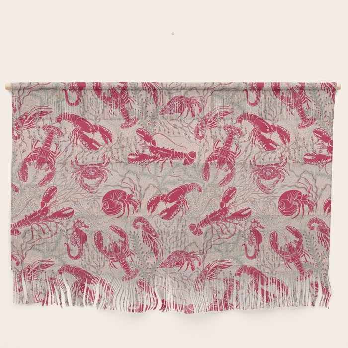 Red Lobster Viva Magenta Wall Hanging Gallery Image 1