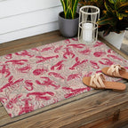 Red Lobster Viva Magenta Outdoor Rug Gallery Image 2