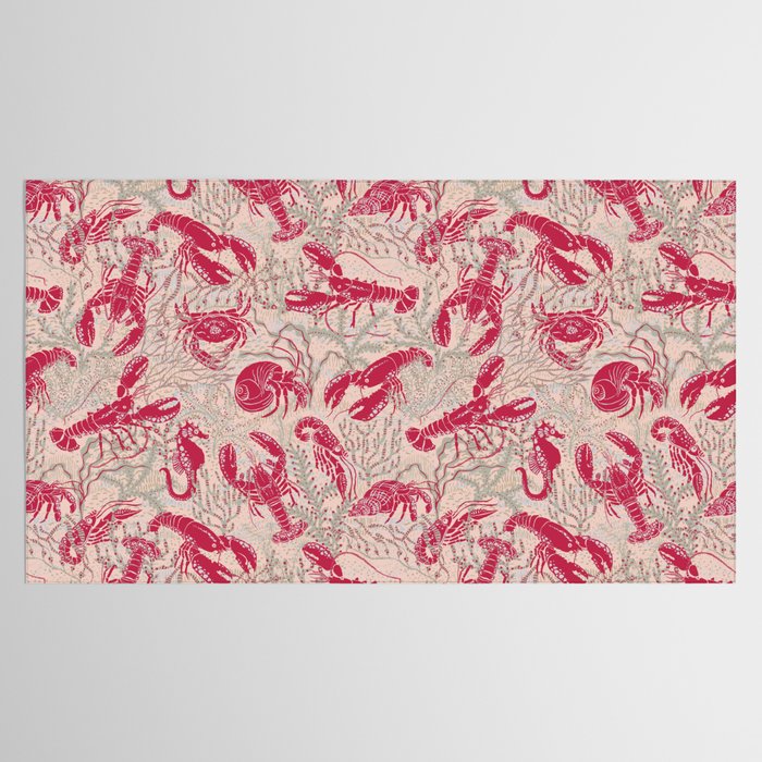 Red Lobster Viva Magenta Tablecloth Gallery Image 2