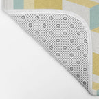 Cuboid Geometric Abstract Shapes Pattern XXXVI Bath Mat Gallery Image 2