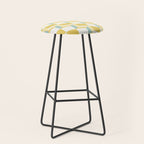 Cuboid Geometric Abstract Shapes Pattern XXXVI Stool Gallery Image 1