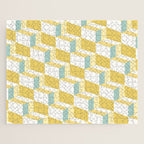 Cuboid Geometric Abstract Shapes Pattern XXXVI Jigsaw Puzzle Gallery Image 1